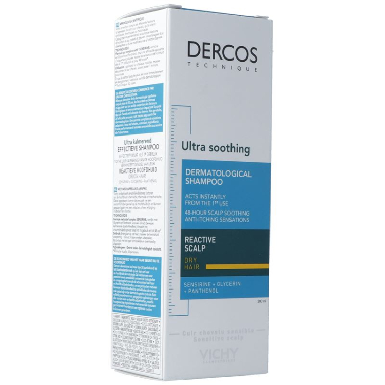 Vichy Dercos Shampooing Ultra-Sensitiv Trockene Kopfhaut französ