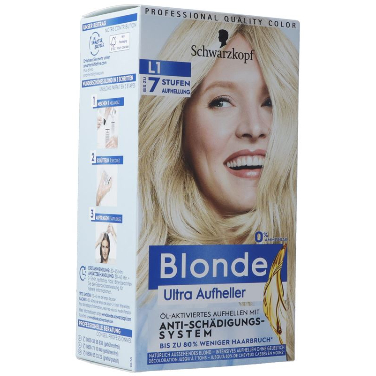 SCHWARZKOPF BLONDE L1 Intensiv Aufheller