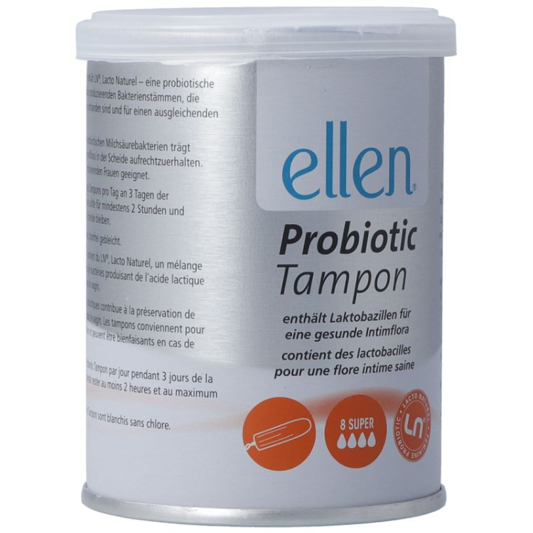 ellen super probiotinis tamponas 8 Stk