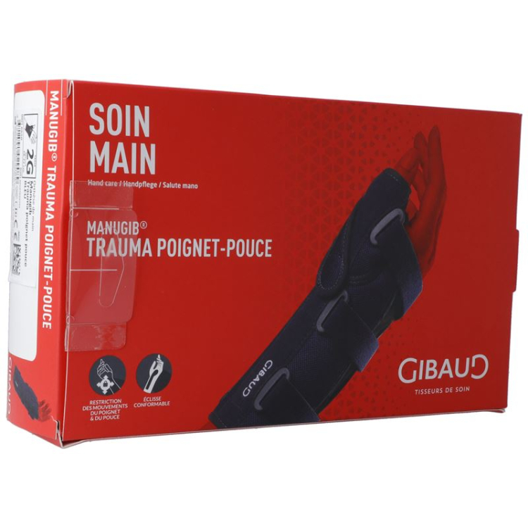 GIBAUD Manugib trauma wrist thumb 2L 18-22cm left