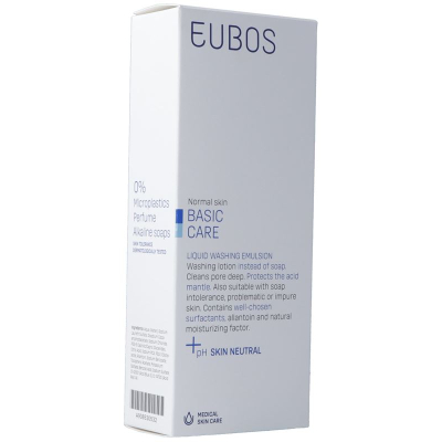 Eubos Seife liquiduide unparfümiert blau Fl 200 מ"ל