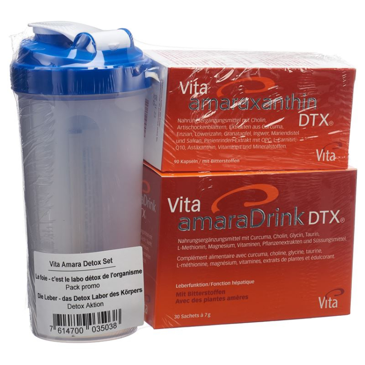 Vita amara Set Kapseln Drink en Shaker