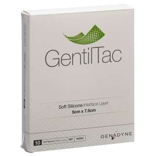 GentilTac soft silicone layer interface 5x7.5cm sterile 10 pcs