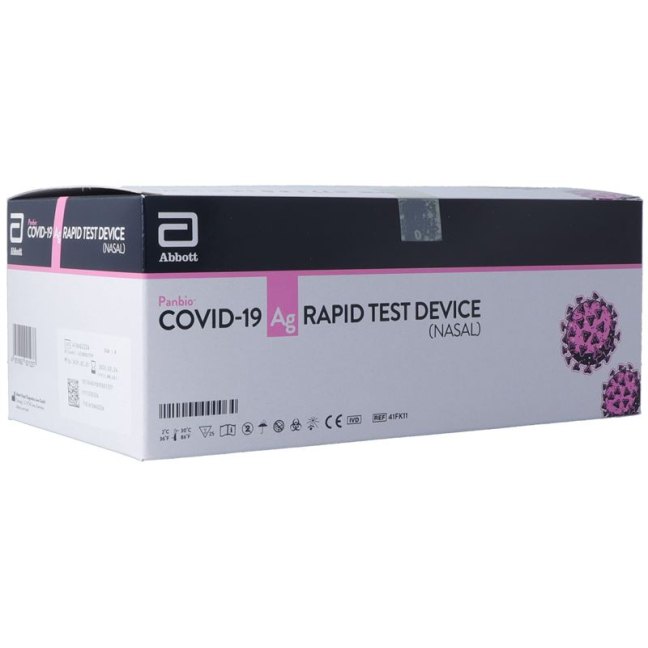 Dispositivo de teste rápido Panbio COVID-19 Ag Nasal 25 Stk