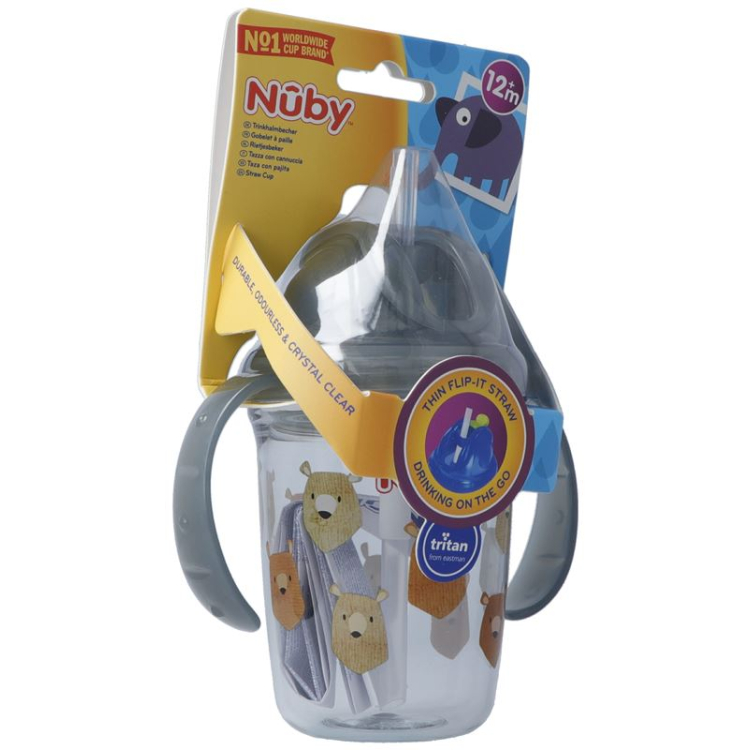 Nuby Flip-It aus TRITAN بمقبض مزدوج 240 مل