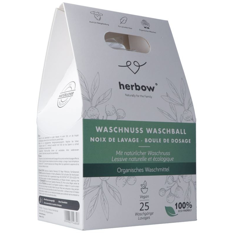 HERBOW Waschnuss Waschball 100% naturalny