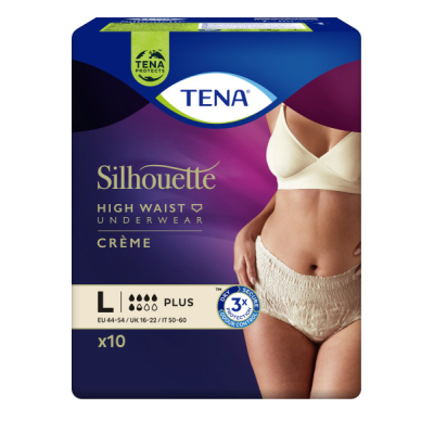 TENA Silhouette Plus L kreem 10 Stk