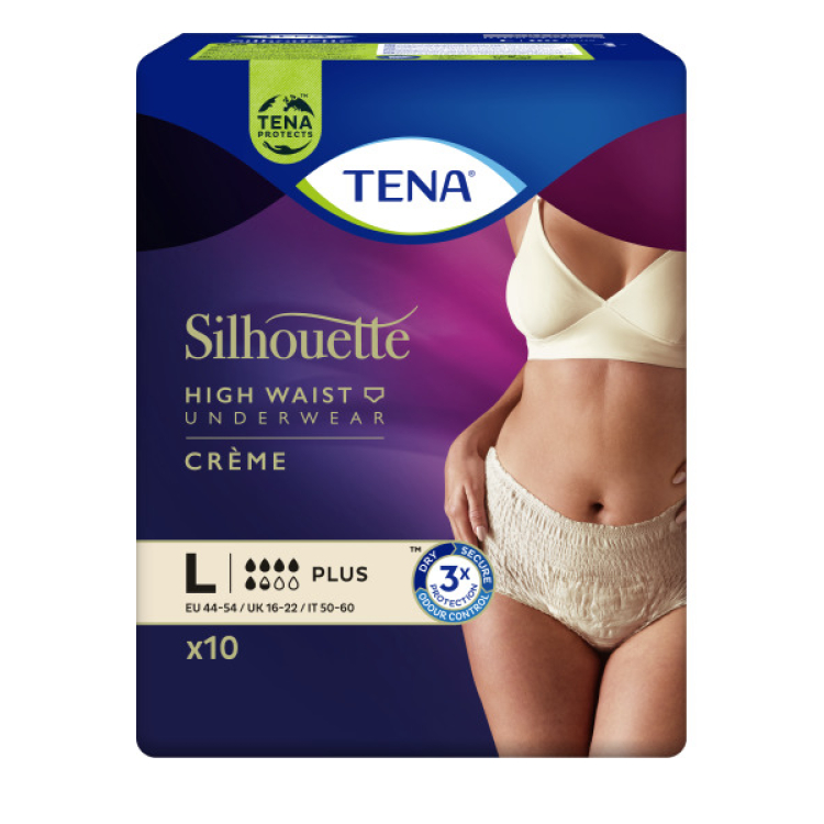 TENA Silhouette Plus L creme 10 Stk