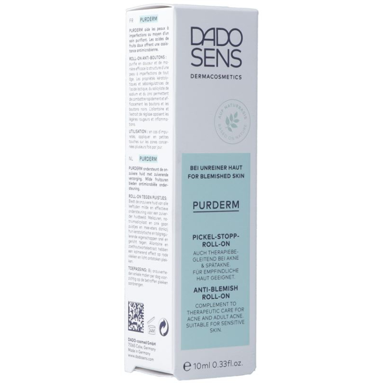 Dado Sens PurDerm Pimple Stop Roll-on 10 מ"ל