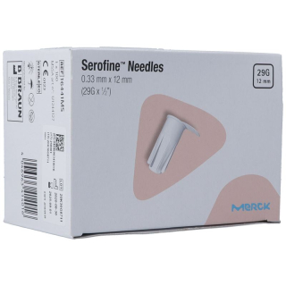 Serofin ignalari 0,33x12 mm Steril 100 dona