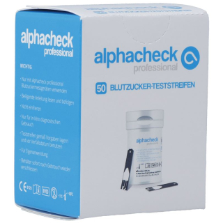 Alphacheck professional blutzucker teststr