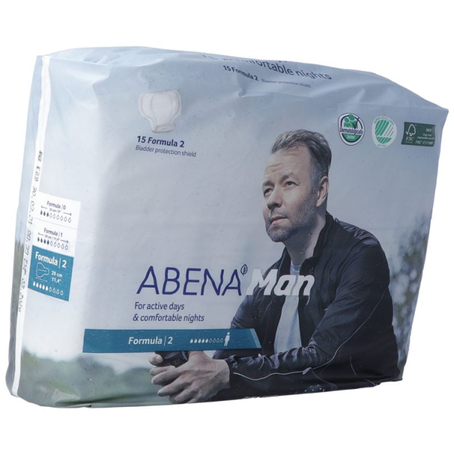ABENA Man Formula 2 Incontinence Pads for Men