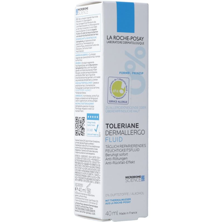 La Roche Posay Toleriane Dermallergo Fluid AHA Disp 40 毫升