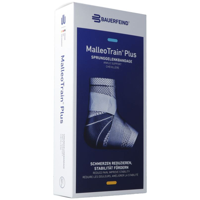 MalleoTrain Plus active bandage size 3 right titanium