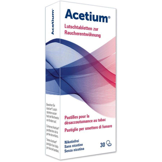 Acetium Lutschtabletten zur Raucherentwöhnung 30 Stk