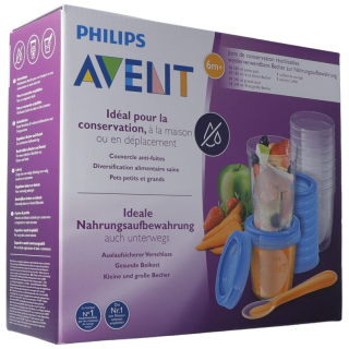 Avent Philips ბავშვთა საკვების შენახვის სისტემა
