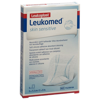 Leukomed skin sensitive 5x7,2cm 5 Stk