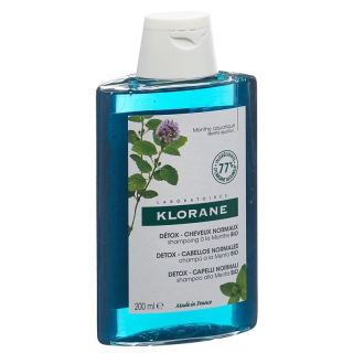 Klorane wasserminze bio šampon fl 200 ml