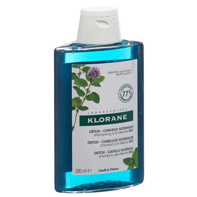Klorane Wasserminze Bio Šampon Fl 200 ml