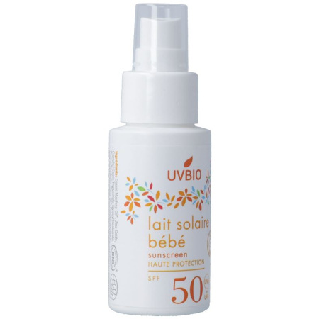 UVBIO sun milk for babies SPF50 organic