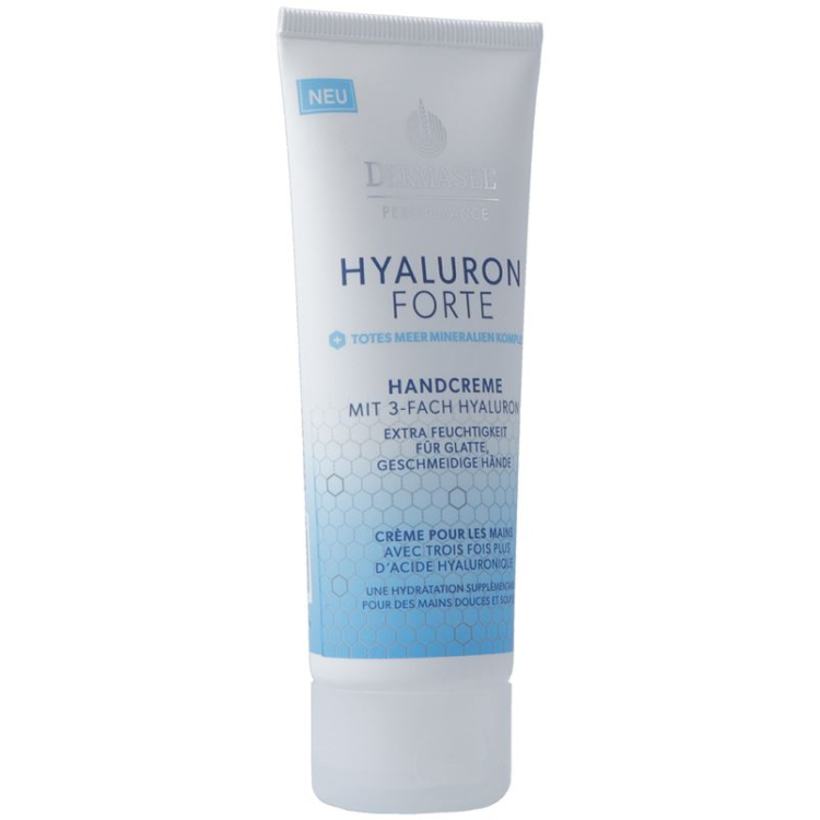 DermaSel Performance Handcreme Hyaluron forte Deutsch/Französisch Tb 75 მლ