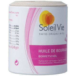 Soleil Vie borage oil caps 694 mg cold-pressed organic 90 pcs