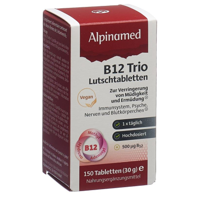 Alpinamed b12 trio table fl 150 stk