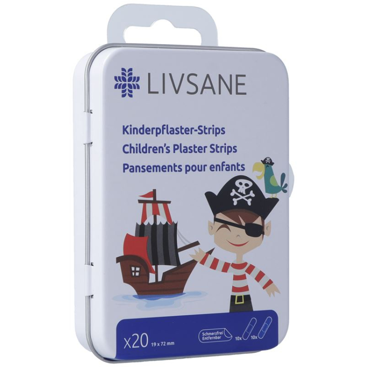 Livsane Kinderpflaster-Strips Pirat - CE Certified Children Paving Strips