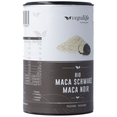 Vegalife maca pulver schwarz can 175 гр