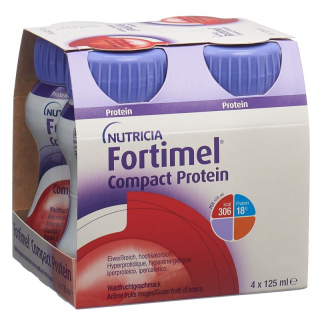 FORTIMEL COMPACT PROTEIN FOREST FRUIT 4 X