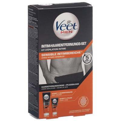 Veet for mænd intim-haarentfernungs-set