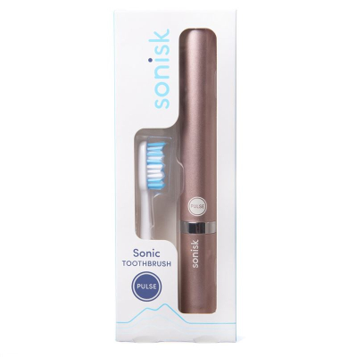 SONISK sonic toothbrush rose gold