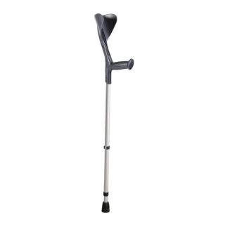 SUPAIR crutch 130kg alu/black hard handle