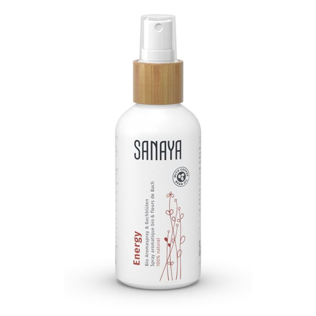 Sanaya Aroma & Bachblüten Sprej Energy Bio 100 ml