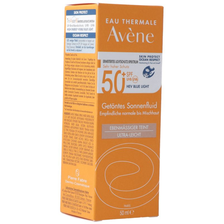 AVENE SUN Sonnenfluid получает солнцезащитный фактор SPF50+