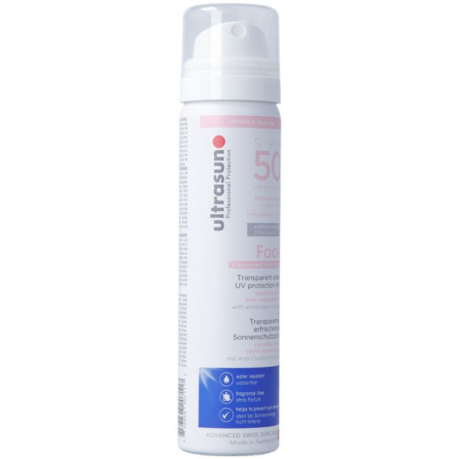 ULTRASUN Face & Scalp UV-bescherming Mist SPF50