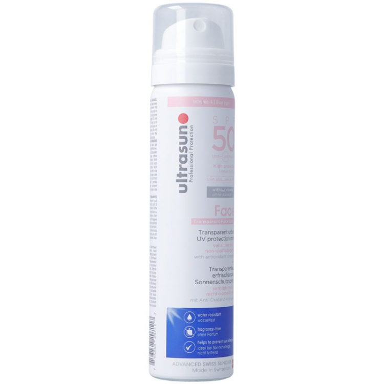 ULTRASUN Mgiełka UV do twarzy i skóry głowy SPF50