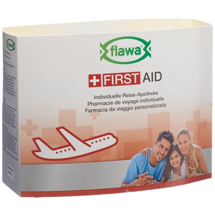 Flawa Individuelle Reise-Apotheke Gelb / grau