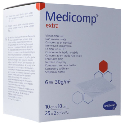 MEDICOMP Extra 6 fach S30 10x10cm st