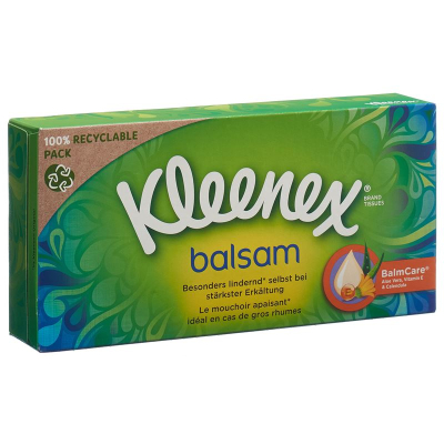 Kleenex balzam taschentücher qutusu