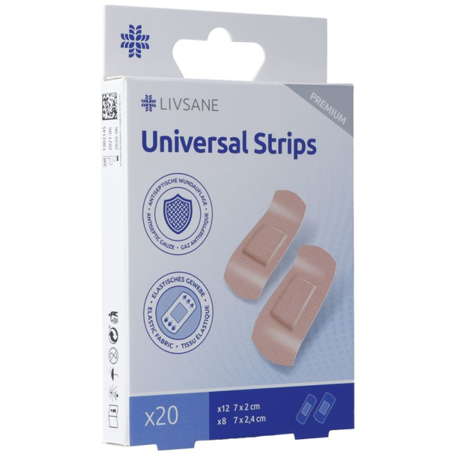 Livsane Universal Plaster Strips 20 Pcs