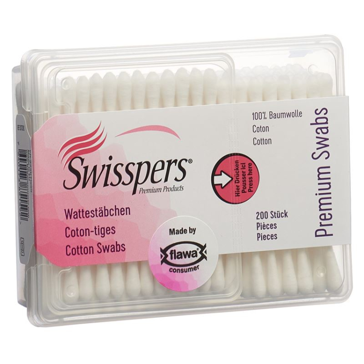 SWISSPERS Premium Wattestäbchen