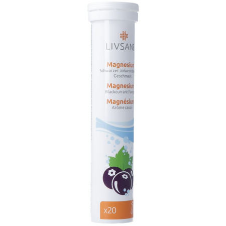 LIVSANE Magnesium Blackcurrant - Nutritional Supplement from Beeovita
