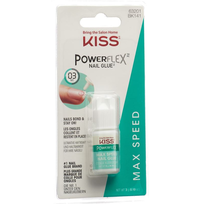 KISS PowerFlex lepidlo na nechty Maximálna rýchlosť