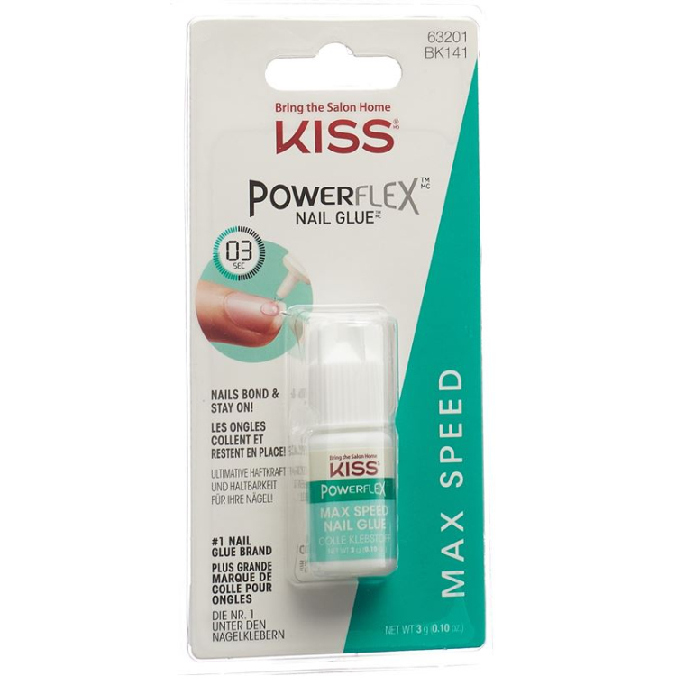 KISS PowerFlex Nail Glue Kecepatan Maksimum