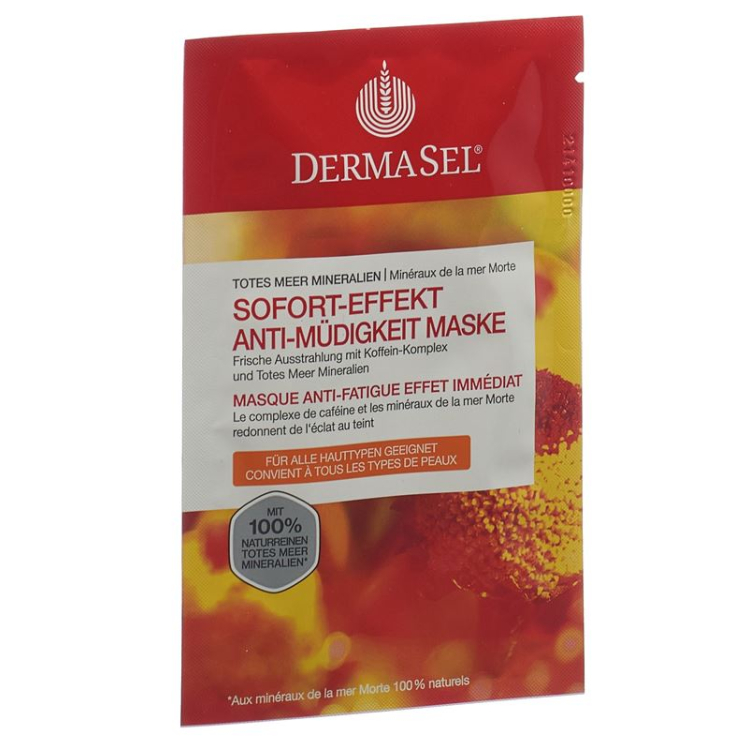 Mặt nạ DermaSel Anti-Müdigkeit deutsch/französisch Btl 12 ml