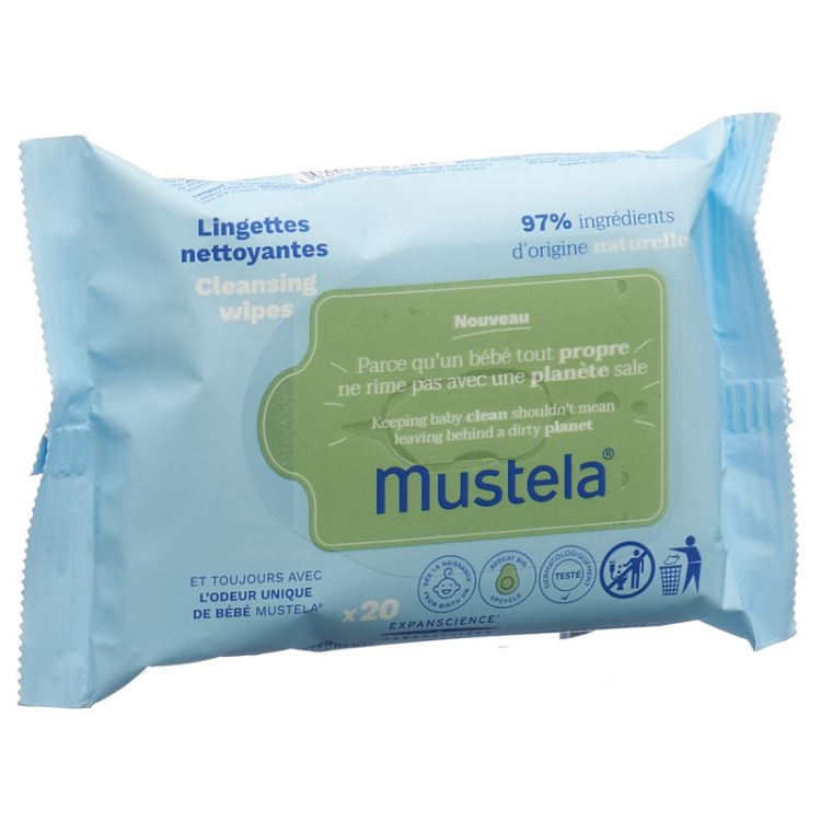 Mustela Reinigungstücher normale Haut Btl 60 Stk