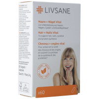 Livsane Hair + Nails Vital Caps 60uds