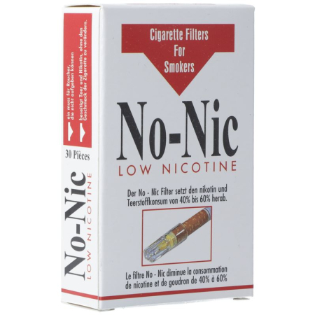 NO NIC Cigarette Filters 30pc - Beeovita Switzerland