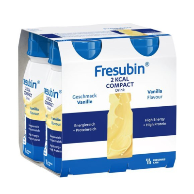 Fresubin 2 kkal Yığcam İÇKİ Vanil 4 Fl 125 ml